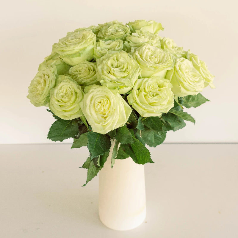 Spring Green Bulk Rose Vase - Image