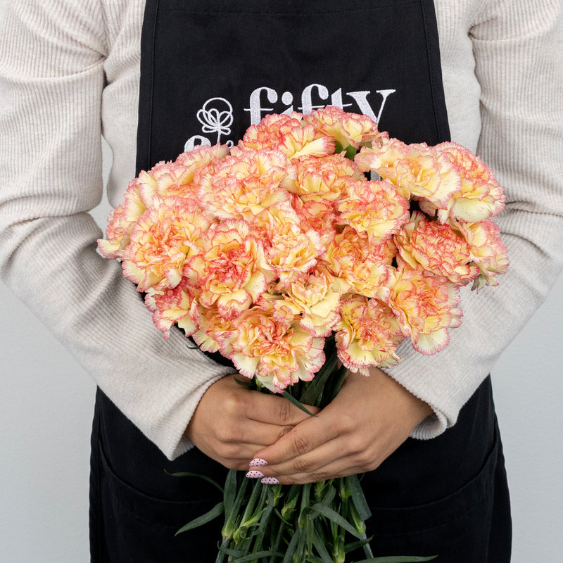 Strawberry Shortcake Carnation Flowers Apron - Image