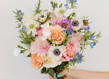 Sugar Plum Flower Arrangement Hand - Image
