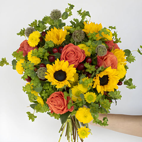 Sunflower Harvest Flower Centerpieces