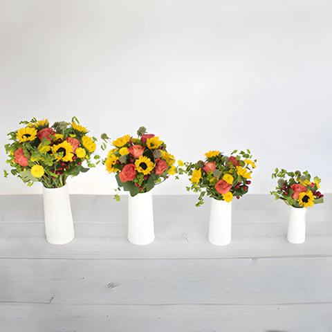 Sunflower Harvest Flower Centerpieces