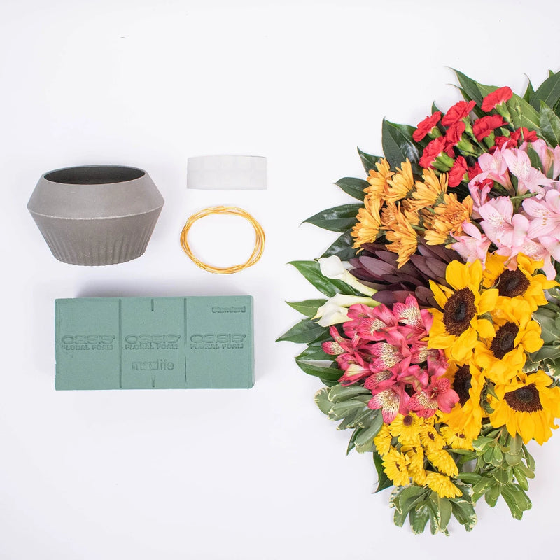 Sunflower Online DIY Flower Design Class Kit