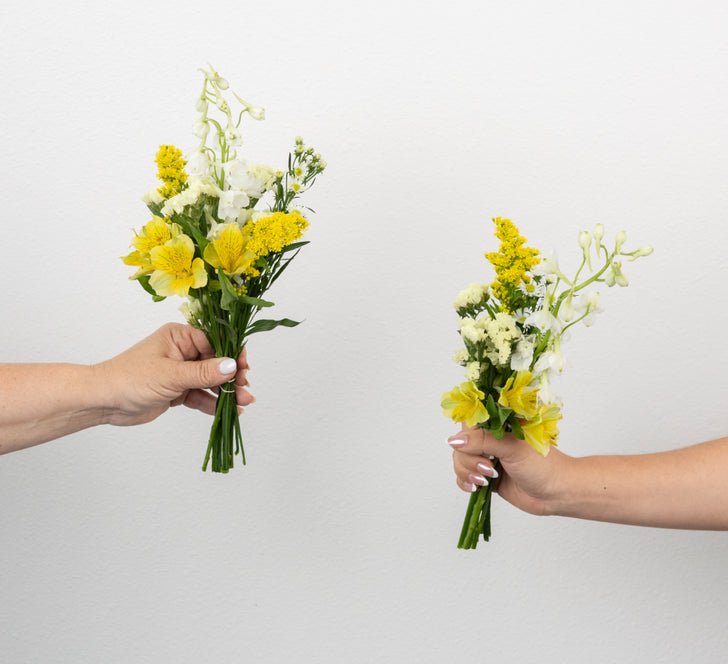 Sunny Magic Bouquet Bar Flower Kit Vase - Image