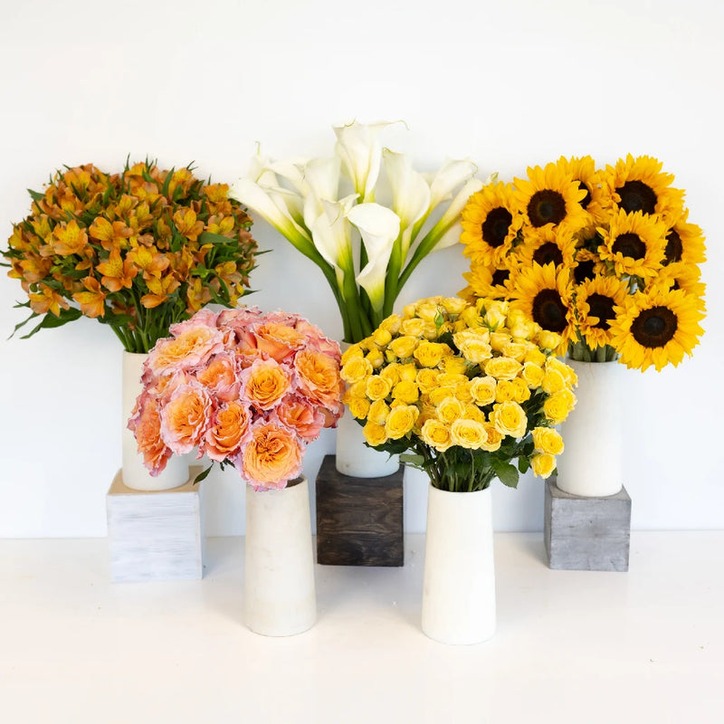 Sunny Velvet Flower Diy Flower Kit Recipe - Image