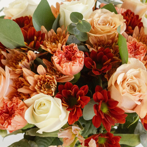 Sunrise Carnations Bouquet Bar Close Up - Image