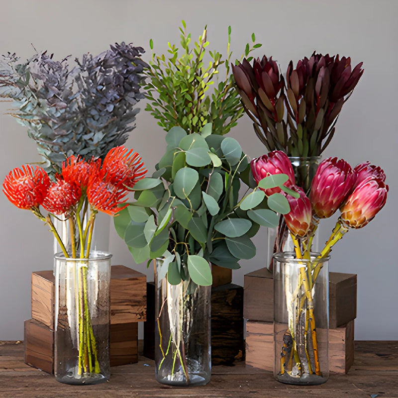 Sunset Lagoon DIY Wedding Flowers up close