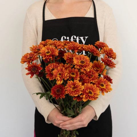 Sunset Viking Pom Flower Apron - Image