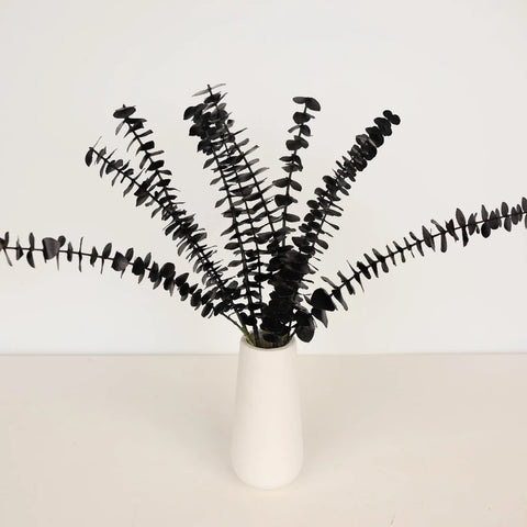 Tinted Black Metallic Baby Eucalyptus Apron - Image