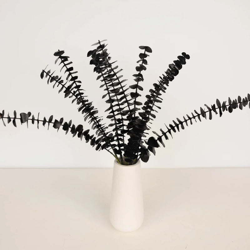 Tinted Black Metallic Baby Eucalyptus Apron - Image