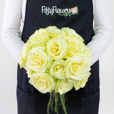 Totem Green Roses in a Hand