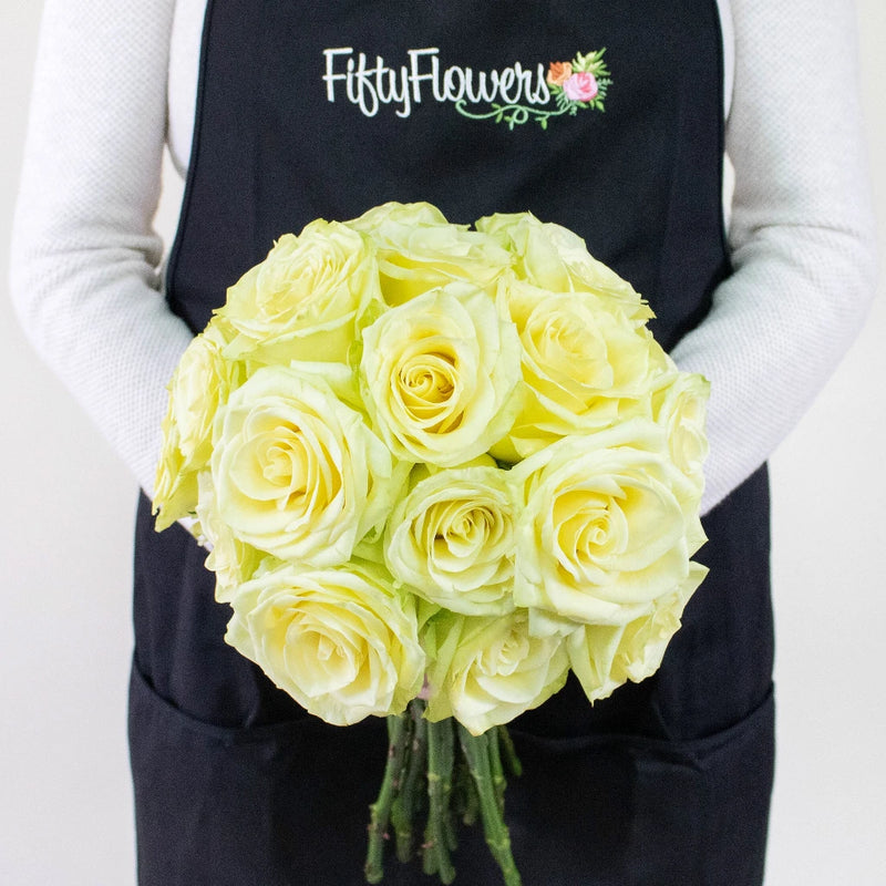 Totem Green Roses in a Hand