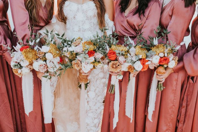 Trendy Minimalist Desert Wedding