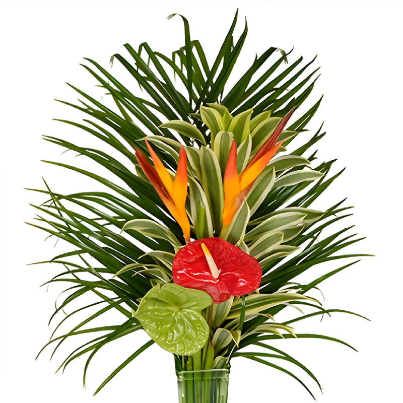 Jungle Hideaway Tropical Centerpiece