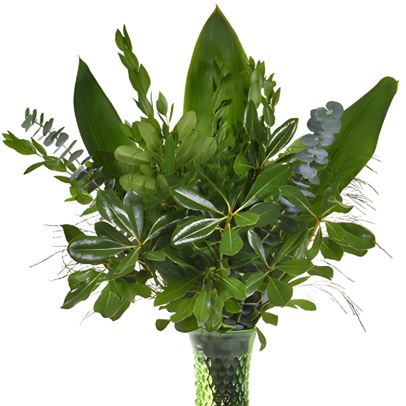 Tropical Island Greenery Centerpiece