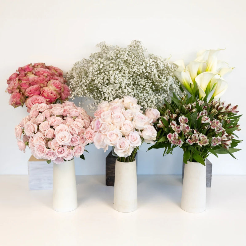 Velvet Pink Fresh Rose Bouquet Bar Recipe - Image