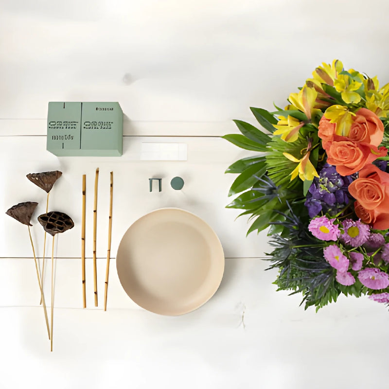 Happy Go Lucky DIY Flower Design Class Kit