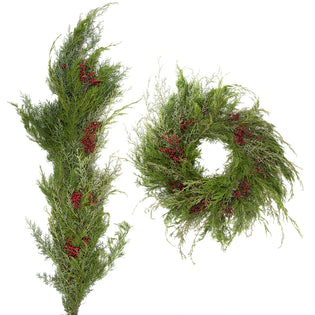 Whimsy Winter Wreath and Garland Combo Pack Flatlay