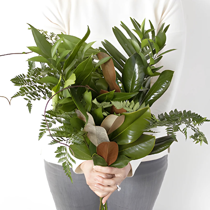 Whimsy greenery mix bouquet bunch