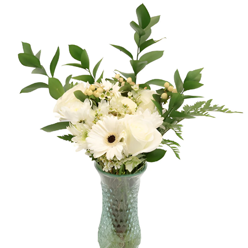 White Classic Table Centerpieces