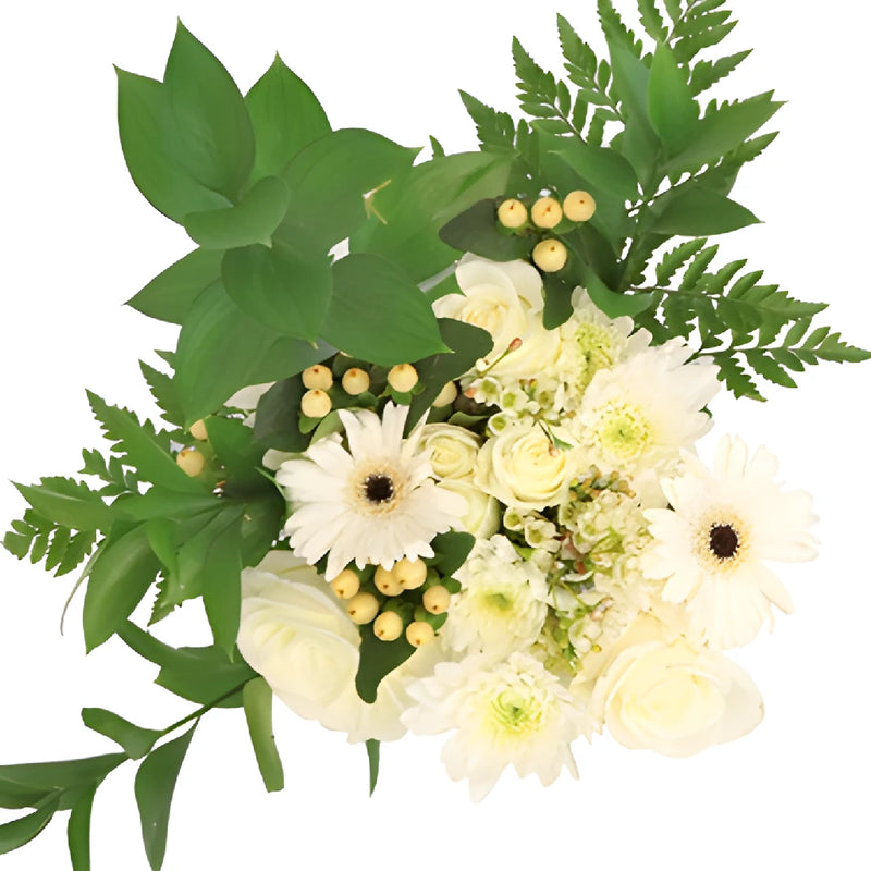 White Classic Table Centerpieces