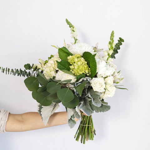 White Bulk Centerpiece Hand - Image