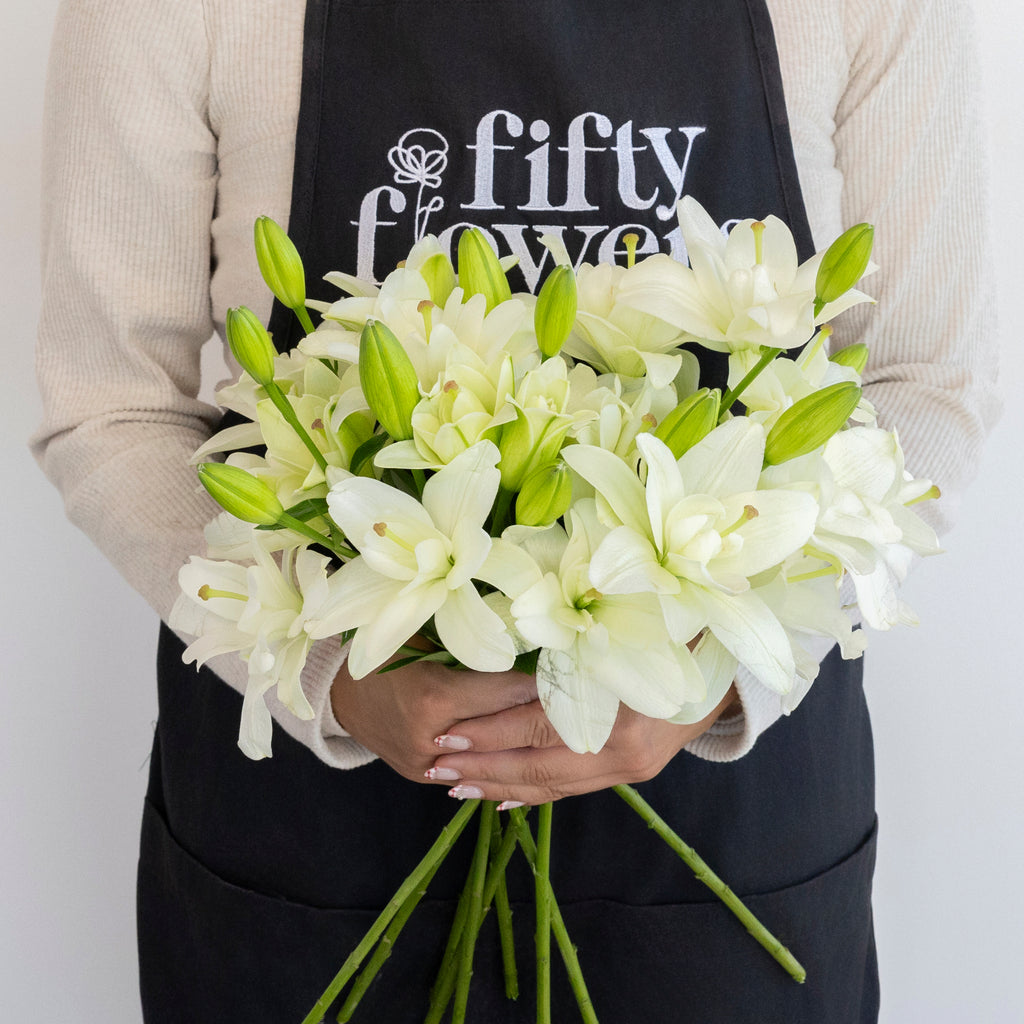 large white lily flower Buy Wholesale White Butterfly Lily Flower in Bulk