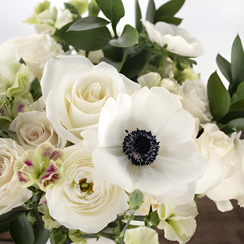 White Mother's Day Flower Bouquet