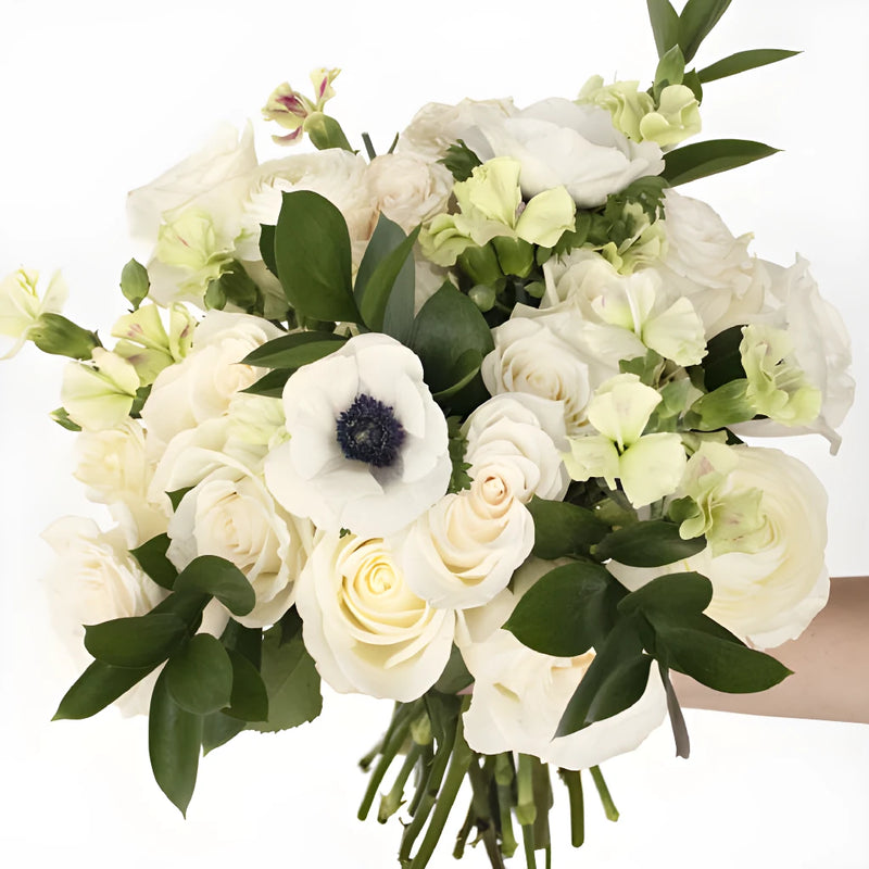 White Mother's Day Flower Bouquet