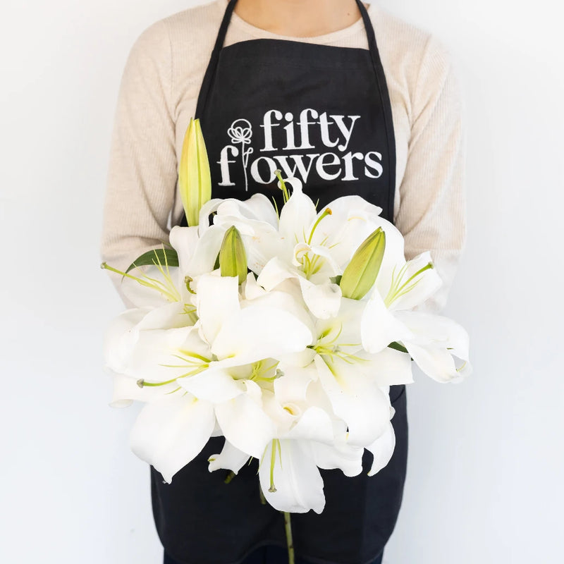 where can i buy white lilies Buy Wholesale White Oriental Lilies in Bulk