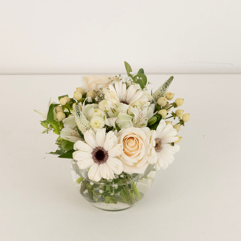 White Themed Event Flower Centerpieces Stem - Image