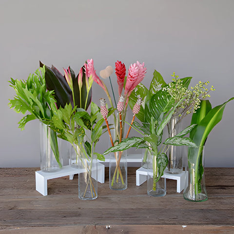 Pink Tropical DIY Flower Kit Bunches