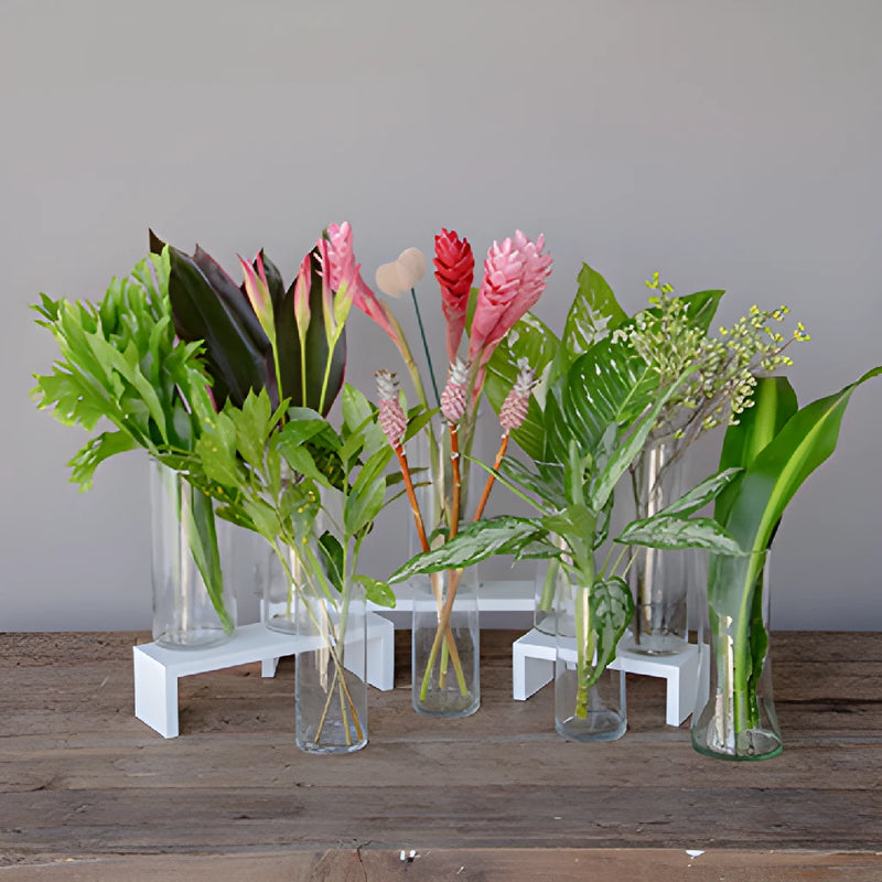 Pink Tropical DIY Flower Kit Bunches