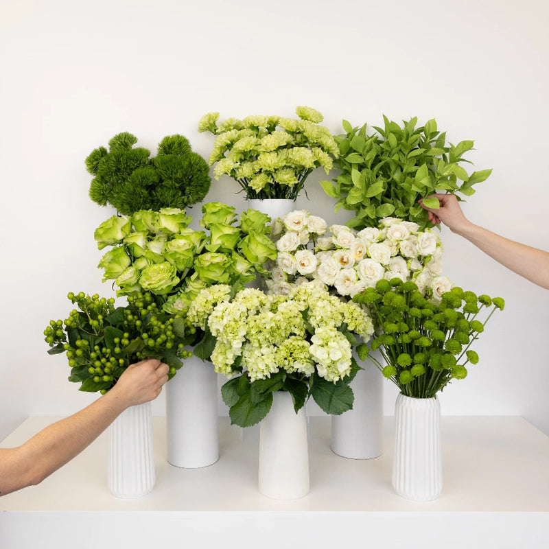 Wicked Green Bouquet Bar Flower Kit Close Up - Image