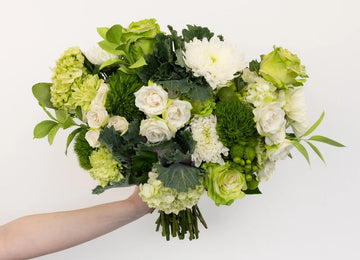 Wicked Green Flower Bouquet Hand - Image
