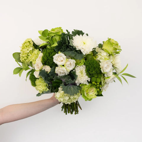 Wicked Green Flower Bouquet Hand - Image