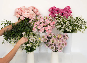 Wicked Pink Bouquet Bar Flower Kit Close Up - Image