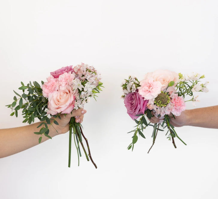 Wicked Pink Bouquet Bar Flower Kit Recipe - Image