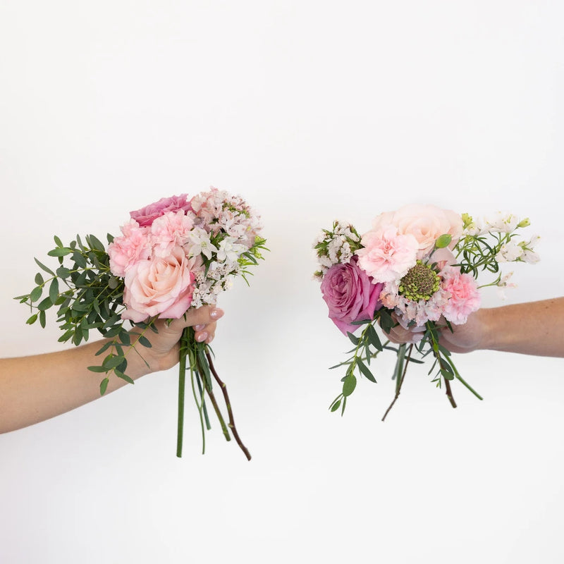 Wicked Pink Bouquet Bar Flower Kit Recipe - Image