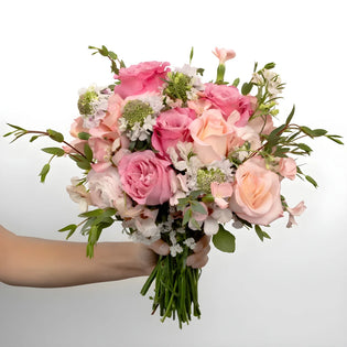 Wicked Pink Flower Bouquet Close Up - Image