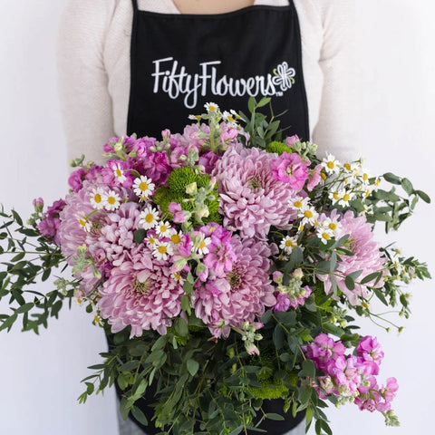 Wild About You Diy Wedding Flowers Apron - Image
