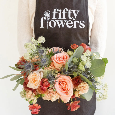 Wild And Rustic Flower Centerpiece Apron - Image