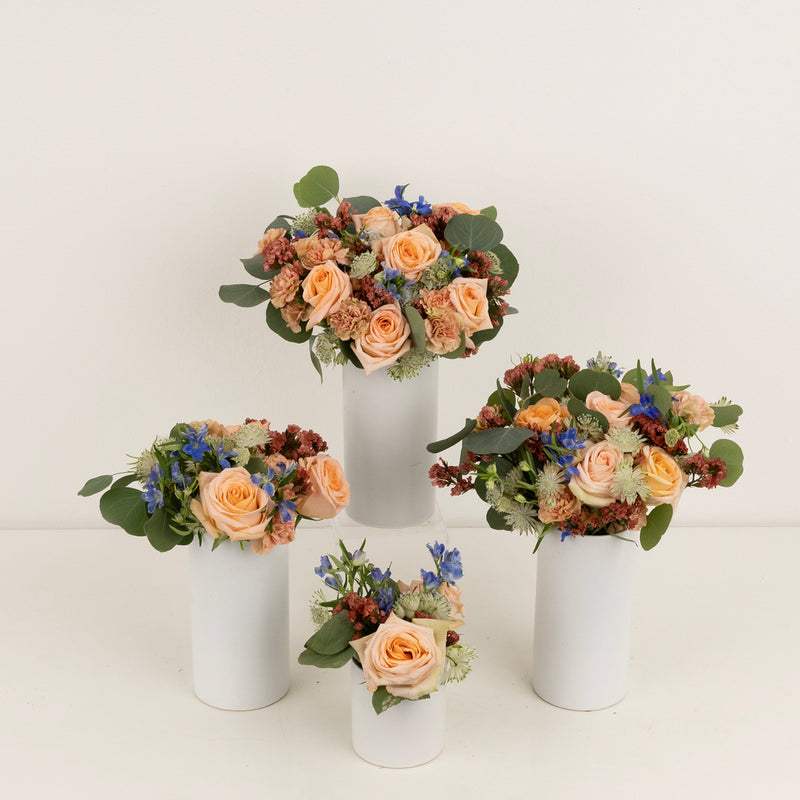 Wild And Rustic Flower Centerpiece Close Up - Image
