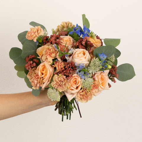 Wild And Rustic Flower Centerpiece Vase - Image