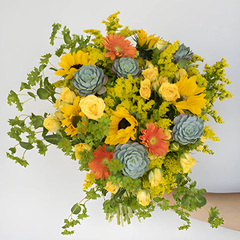 Wildflower Succulent Centerpiece