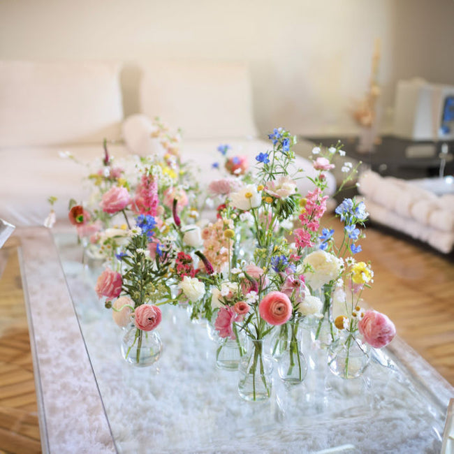 Wildflower Backyard Spring Wedding