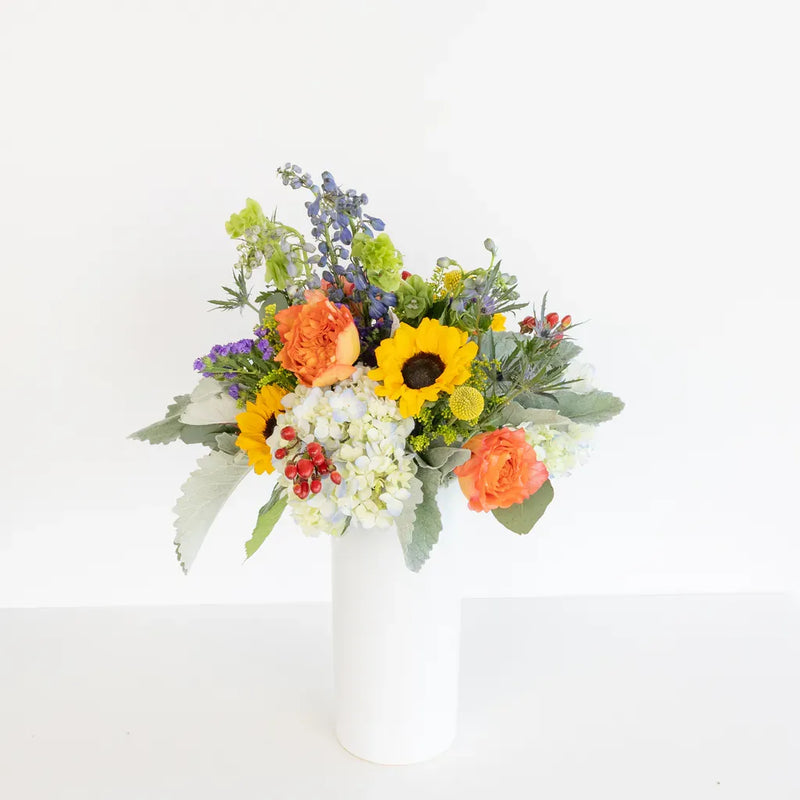 Wildflower Bulk Flower Bouquet Vase - Image