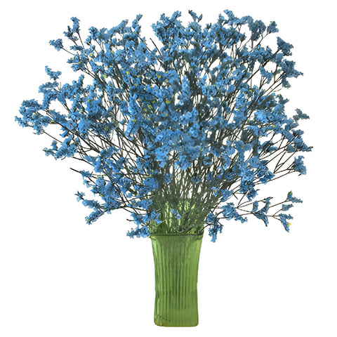 Capri Blue Airbrushed Limonium Flowers