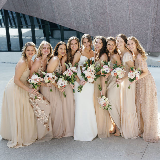 Modern Blush Winter Park Wedding