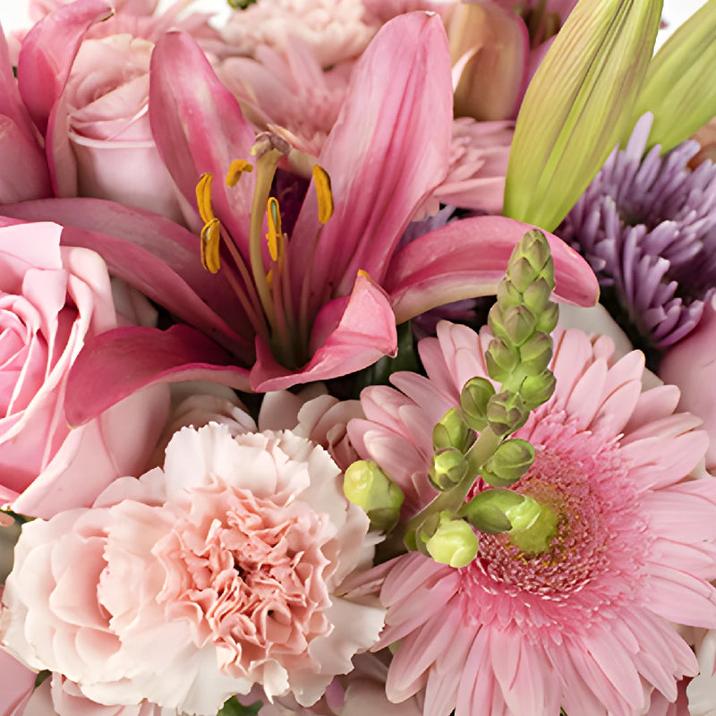 Wishing for Pink Flower Bouquet