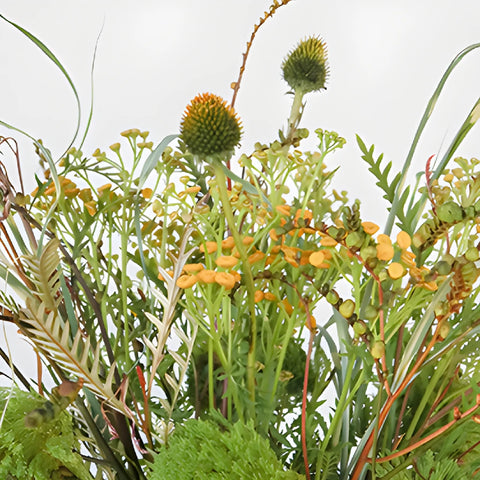 Yellow Fall DIY Flower Kit Up Close